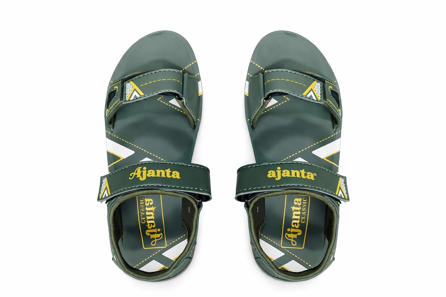 Ajanta Classic sandals on tiled floor   Size -7